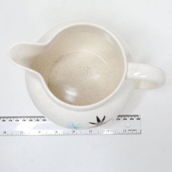 VINTAGE Myott’s Safari Silent Night Pattern Atomic Starburst Ceramic Jug Pitcher - Picture 9 of 12